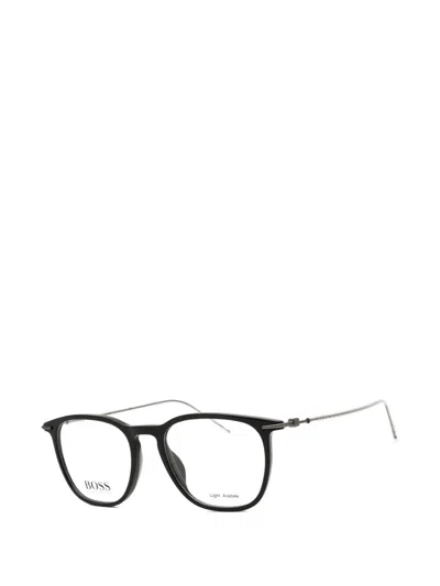 Hugo Boss Rectangle-frame Glasses In Black