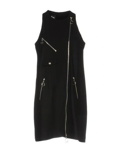 Shop Jeremy Scott Short Dress In Black