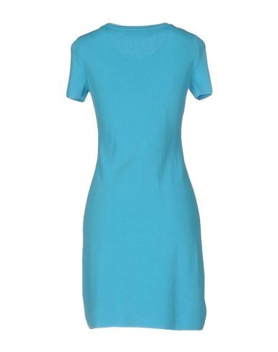 Shop Jeremy Scott Short Dress In Azure