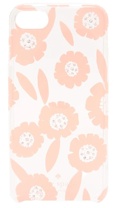 Kate Spade Jeweled Majorelle Iphone 7 Case In Pink Sand Multi