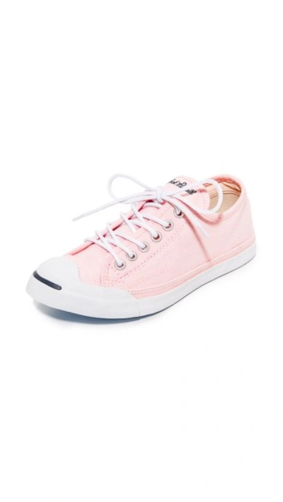 Converse 'jack Purcell - Lp' Low Top Sneaker In Pink/white/navy