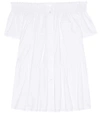 RED VALENTINO COTTON-BLEND TOP,P00247012