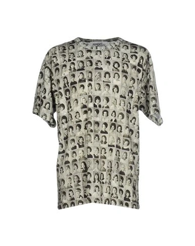 Shop Jeremy Scott T-shirt In 淡灰色