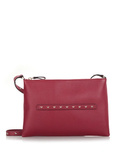 Red Valentino Bordeaux Calf Leather Crossbody