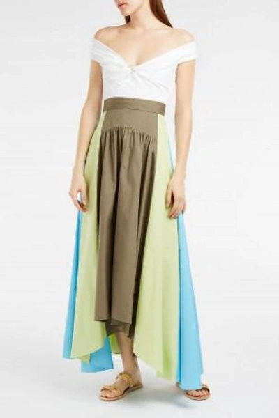 Peter Pilotto Panelled Cotton Maxi Skirt