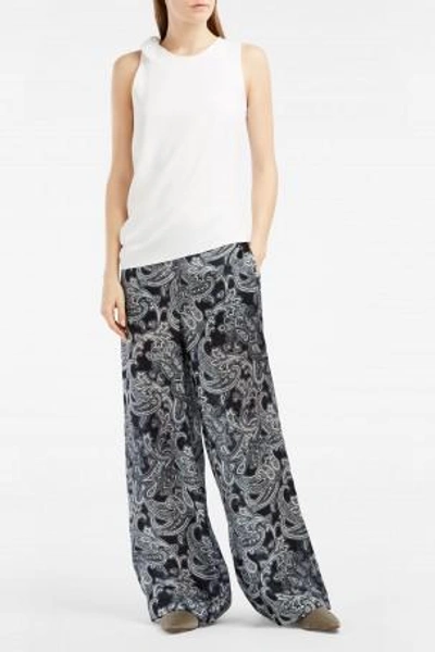 Shop Acne Studios Tennessee Paisley-print Trousers