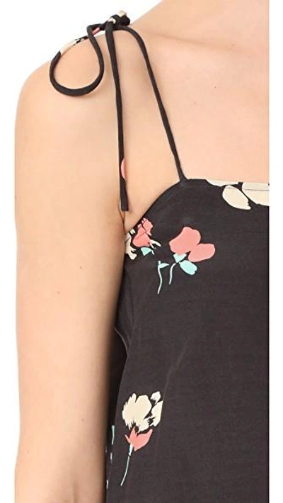 Shop Capulet Lucia Shoulder Tie Mini Slip In Navy Floral