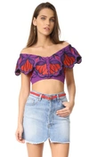 ALICE MCCALL LET YOUR LOVE FLOW CROPPED TOP