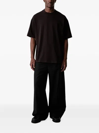 Fred Perry Oversized T-shirt In Brown