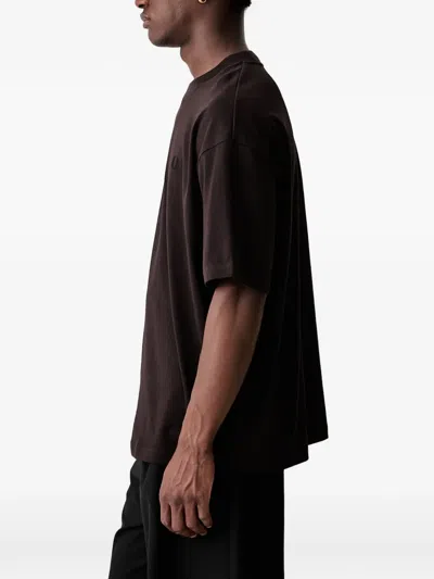 Fred Perry Oversized T-shirt In Brown