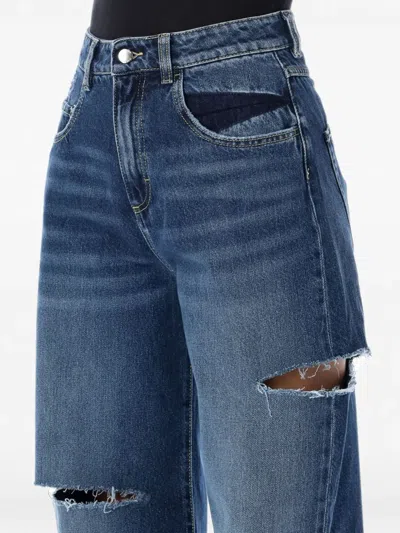 Icon Denim Poppy Distressed Jeans In Blue