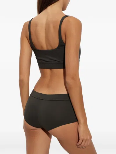 Dsquared2 Logo-patch Bra In Black