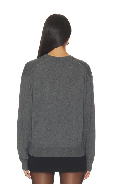 Eaves Devyn V Neck Sweater In Blue