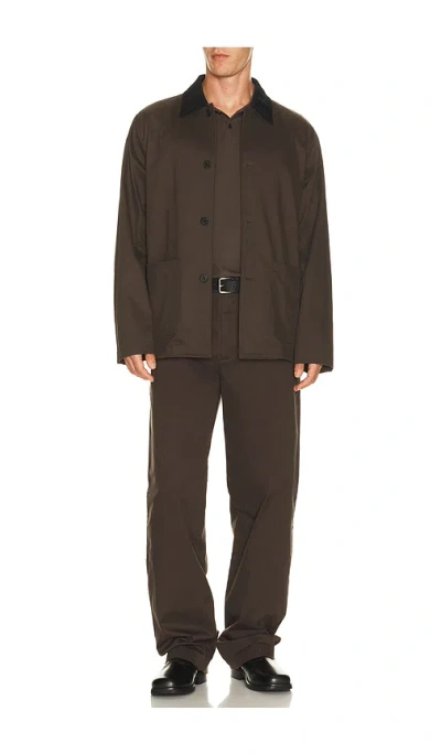 Theory 4 Button Jacket In Brown