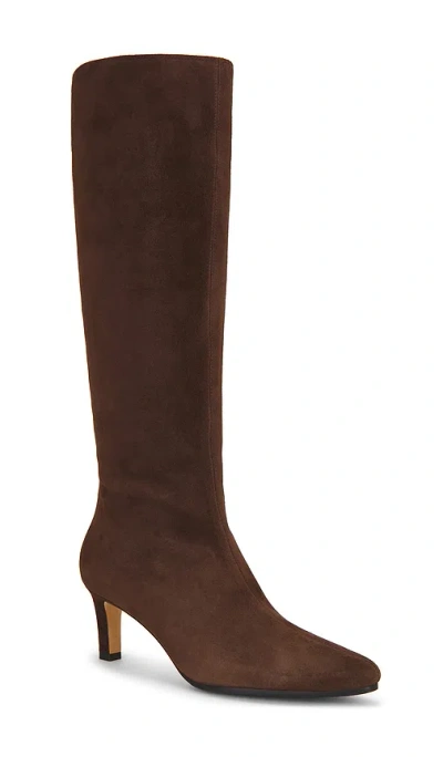 Veronica Beard Aisla Knee High Boot In Brown