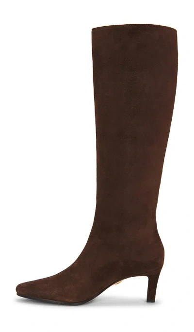 Veronica Beard Aisla Knee High Boot In Brown