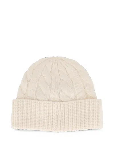 Mc2 Saint Barth Moss Braid Wool-10 Off White In Neutral