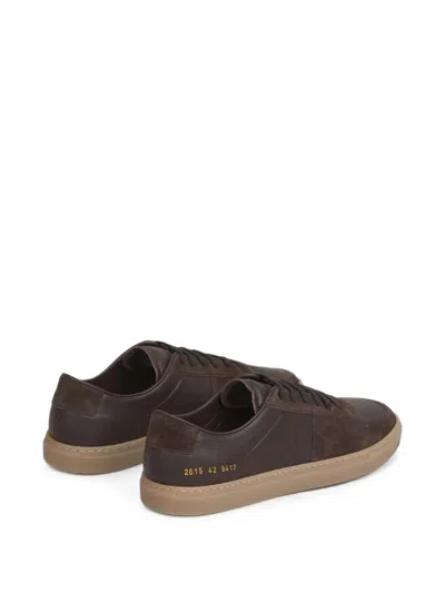 PANELLED LEATHER SNEAKERS