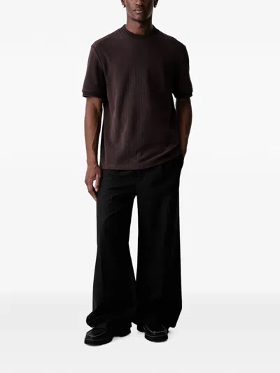 Fred Perry Oversized T-shirt In Brown