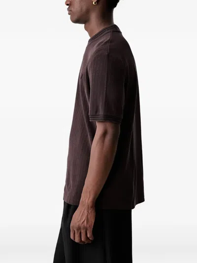 Fred Perry Oversized T-shirt In Brown