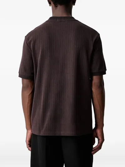 Fred Perry Oversized T-shirt In Brown