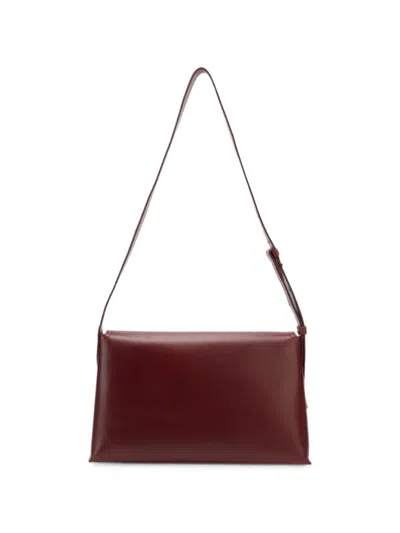 A.p.c. Medium Simone Leather Shoulder Bag In Red