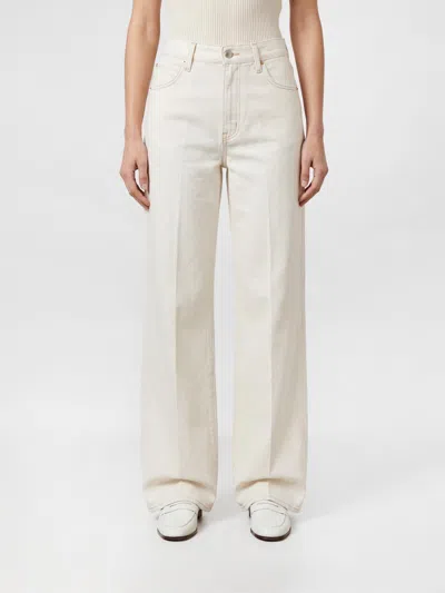 Frame Five-pocket Jeans In White