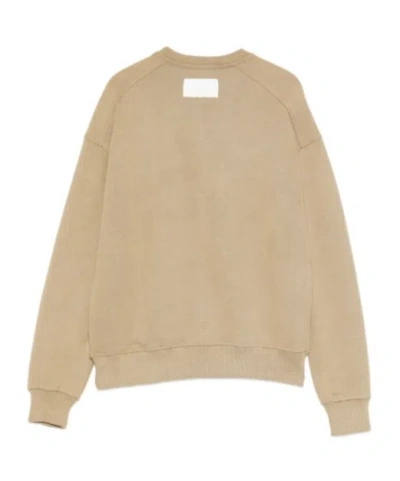 Msgm Crew-neck Sweatshirt In Neutral