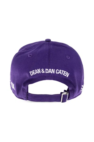 Dsquared2 Logo Hat In Blue