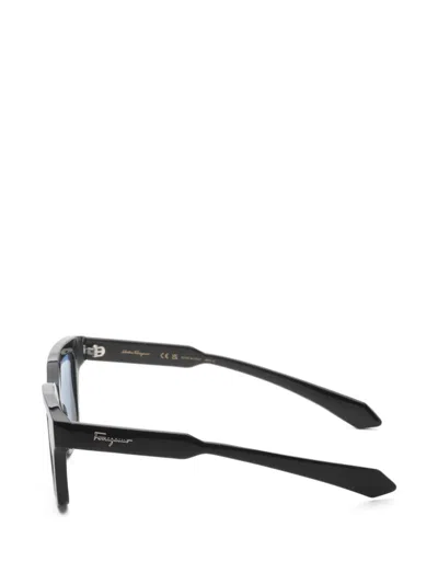 Ferragamo 48mm Small Rectangular Sunglasses In Black