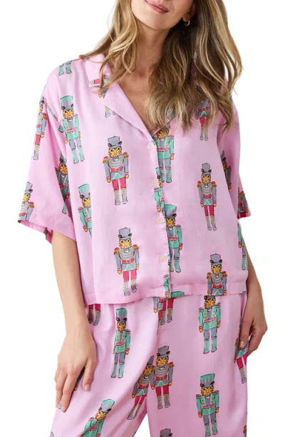 Printfresh Wildest Dreams Leopard Nutcracker Satin Pajamas In Multi