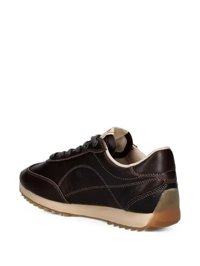 Gant Leather Sneakers In Brown