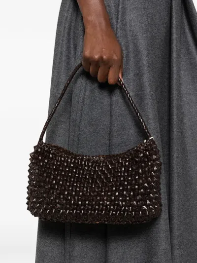 Dragon Diffusion Basil Cactus Shoulder Bag In Black
