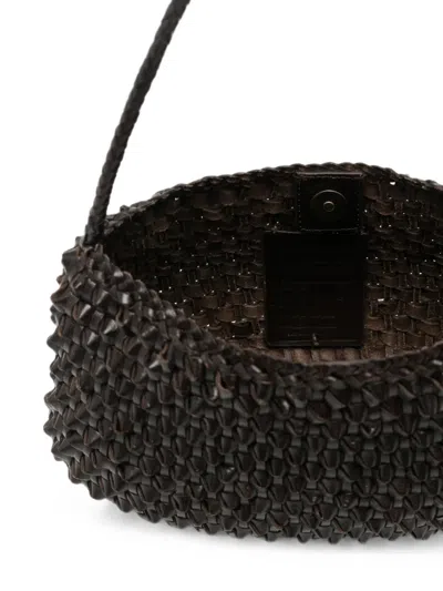 Dragon Diffusion Basil Cactus Shoulder Bag In Black