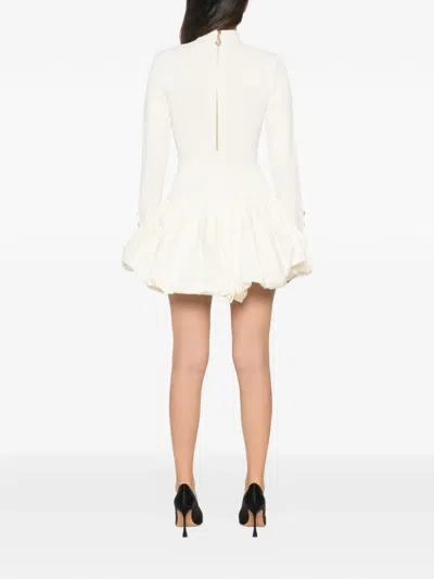 Aje Elodi Bubble-hem Mini Dress In White