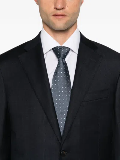 Corneliani Single-breasted Suit In Black