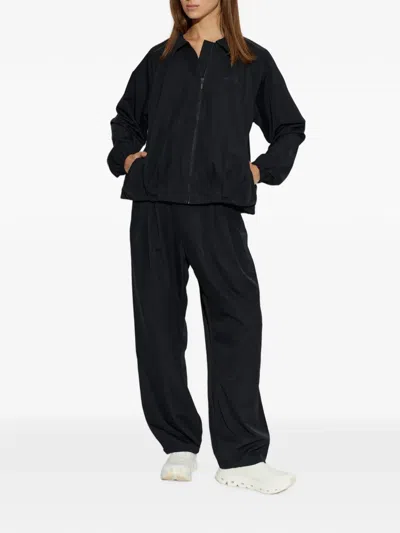 Rethinkit Studios Logo-print Zip-up Jacket In Black