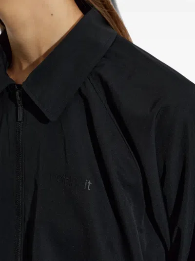 Rethinkit Studios Logo-print Zip-up Jacket In Black