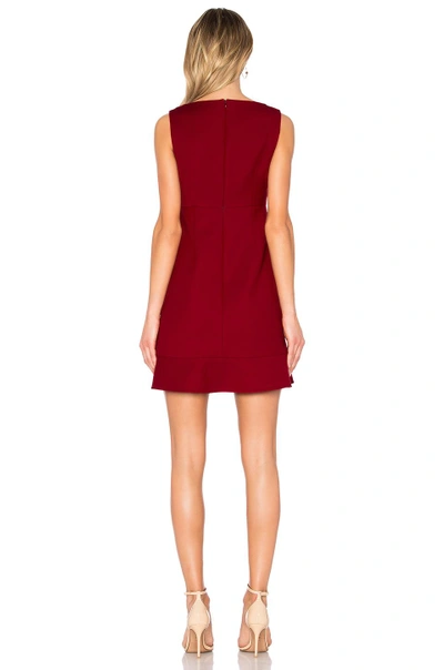 Shop Red Valentino Sleeveless Mini Dress In Red