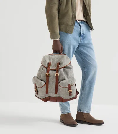 Brunello Cucinelli Virgin Wool-alpaca-cashmere Backpack