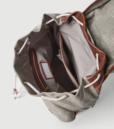 Brunello Cucinelli Virgin Wool-alpaca-cashmere Backpack