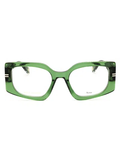 Marc Jacobs Rectangle-frame Glasses In Green
