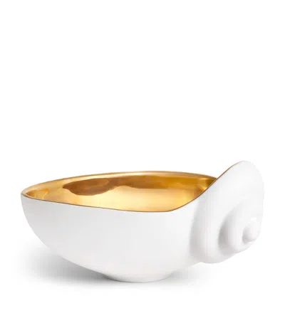 L'objet Medium Shell Bowl In White