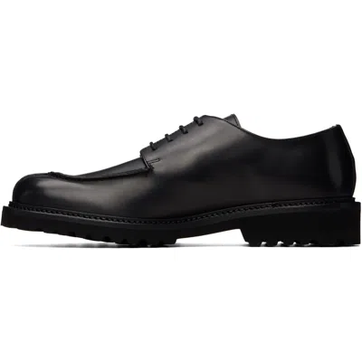 Common Projects Black Apron Derbys In Black