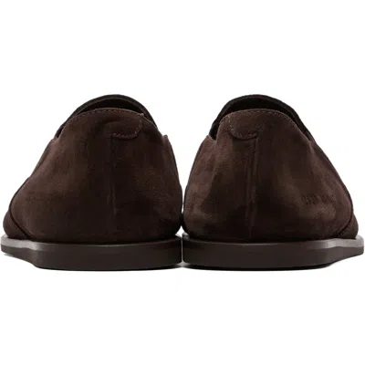 Common Projects ブラウン スエード ローファー In Brown