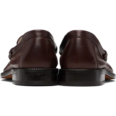 Common Projects ブラウン レザー ローファー In Brown 3621