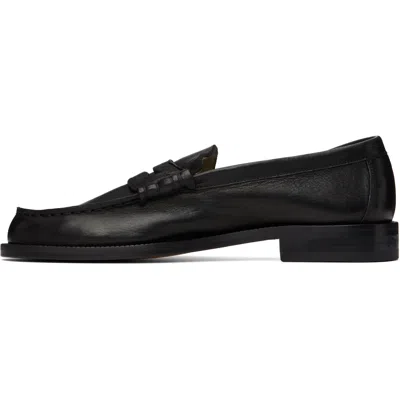 Common Projects ブラック レザー ローファー In Black 7547