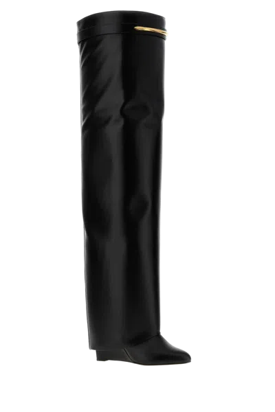 Givenchy Knee-high Calf Leather Boot In Multi