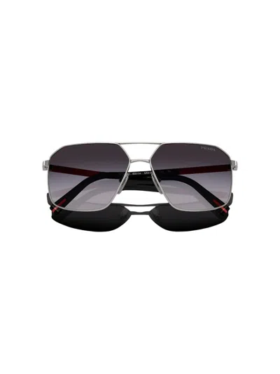 Prada 0ps Aviator Sunglasses In Multi