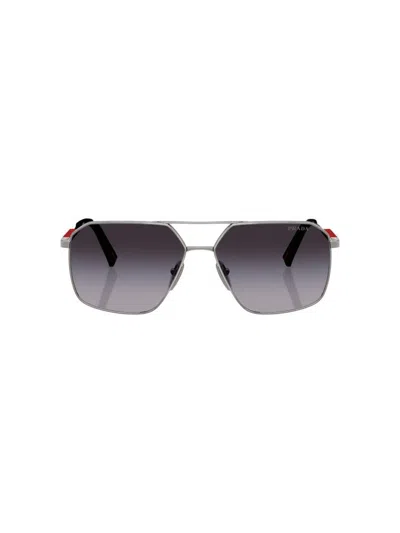 Prada 0ps Aviator Sunglasses In Multi